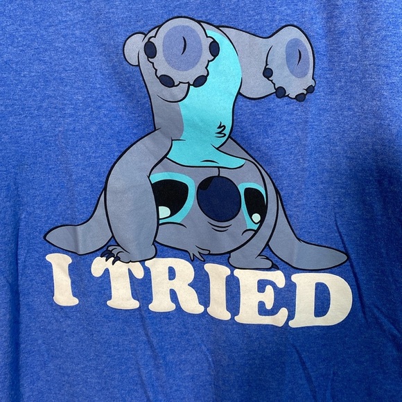 Disney Stitch Blue T Shirt and Mint Tank Top - Picture 6 of 8